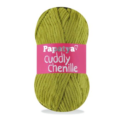 Papatya Cuddly Chenille Musgo-6750