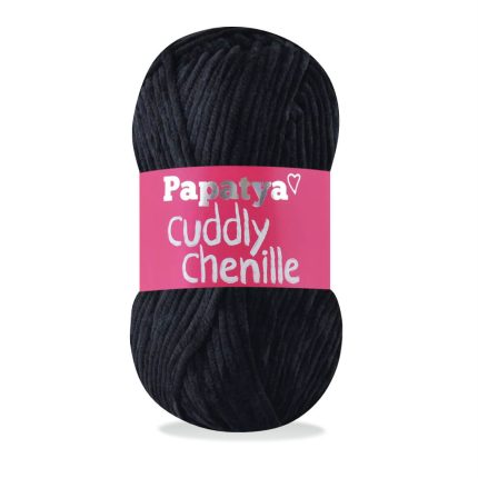 Papatya Cuddly Chenille Negro-2000